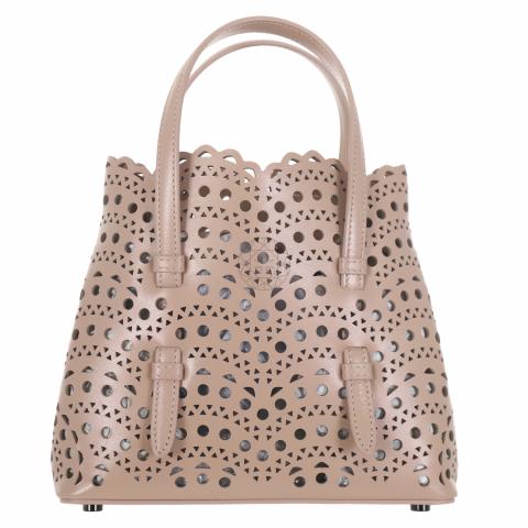 Alaia mini best sale tote bag